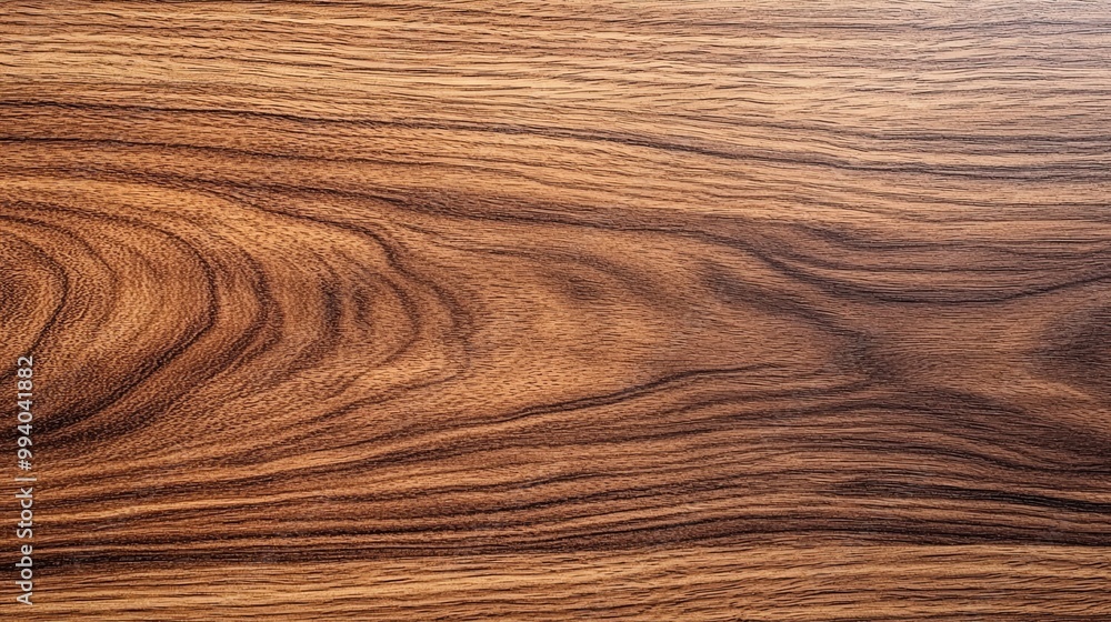 Fototapeta premium Close-up view of textured wood grain, showcasing rich tones and intricate patterns, perfect for backgrounds or design projects.