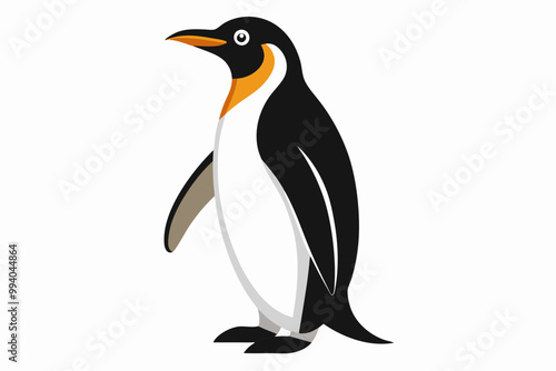 Beautiful high-resolution vector illustration of Royal Penguin photo