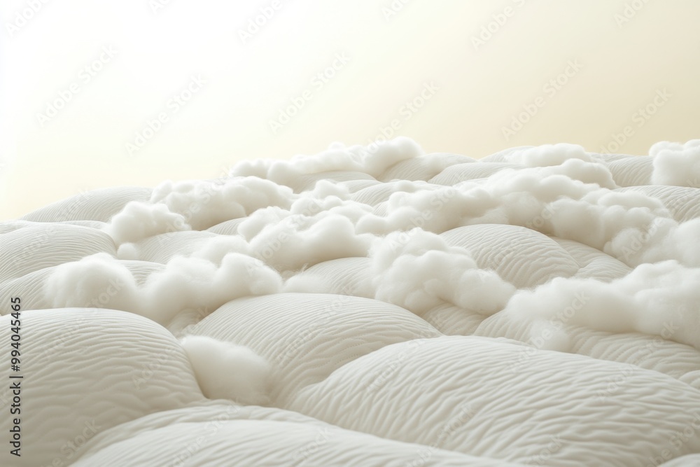 Obraz premium Serene cloudscape with soft white cloud textures