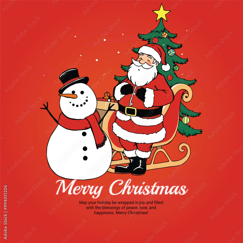 Merry Christmas social media post banner template Merry Christmas social media post banner template