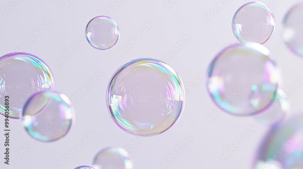 Beautiful soap bubbles floating against a soft, light background, creating a whimsical and dreamy atmosphere. High-quality stock photo. Beautiful soap bubbles floating against a soft, light background, creating a whimsical and dreamy atmosphere. High-quality stock photo.