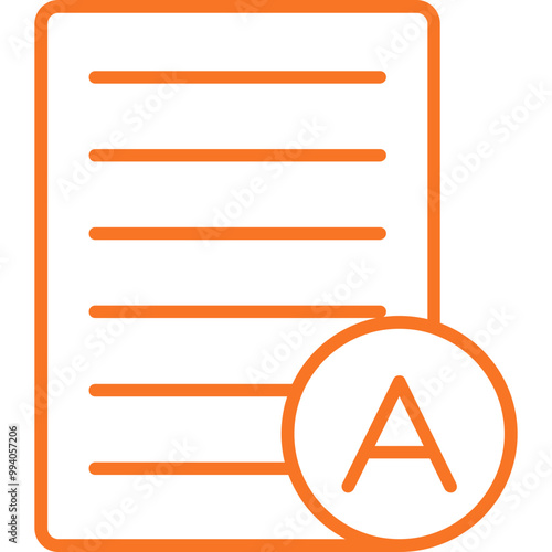 Grades Vector Icon Design