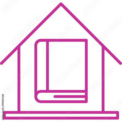 Home School Vector Icon Design