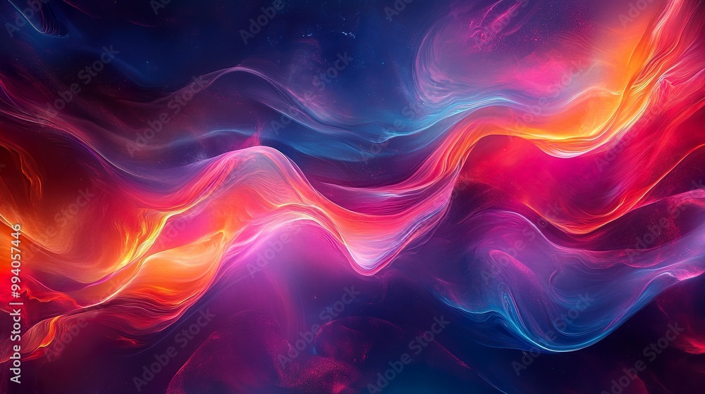 Bold colors dynamic flowing shapes energize abstract desktop design wallpaper Bold colors dynamic flowing shapes energize abstract desktop design wallpaper