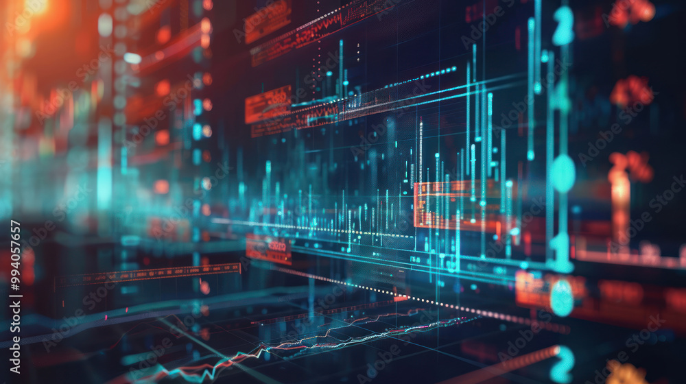 A digital wealth management platform powered by AI, showing automated investment strategies and real-time portfolio growth. A digital wealth management platform powered by AI, showing automated investment strategies and real-time portfolio growth.