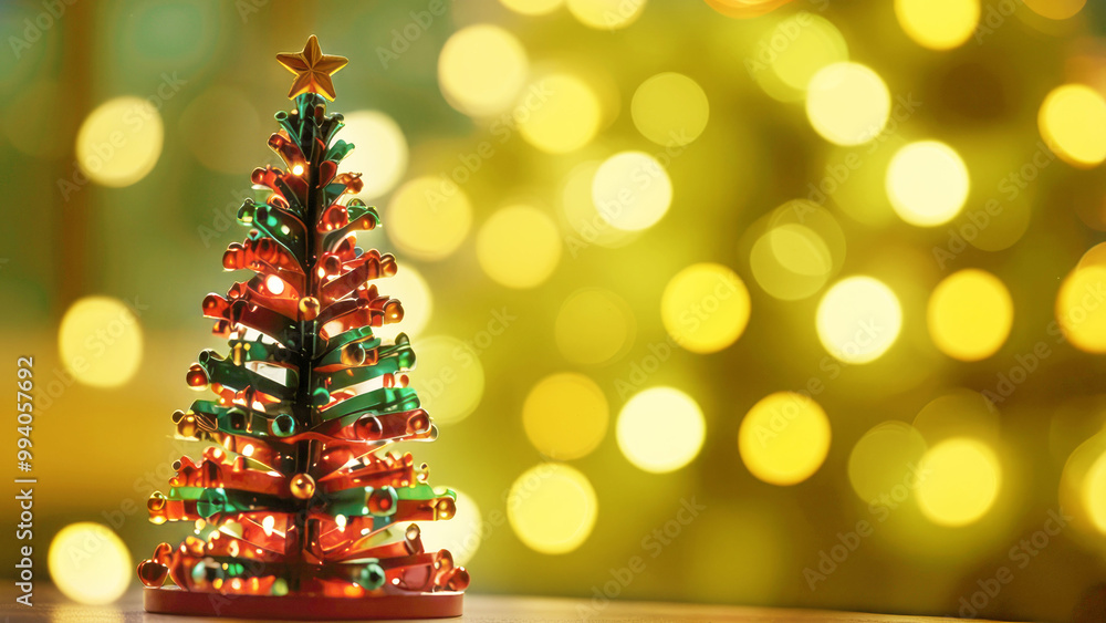 Christmas Tree In A Cozy Living Room With Warm Christmas Tree In A Cozy Living Room With Warm