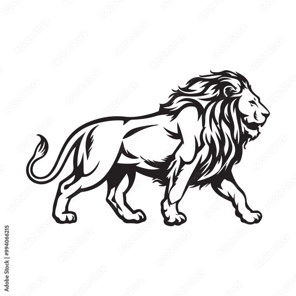 Fototapeta premium lion illustration
