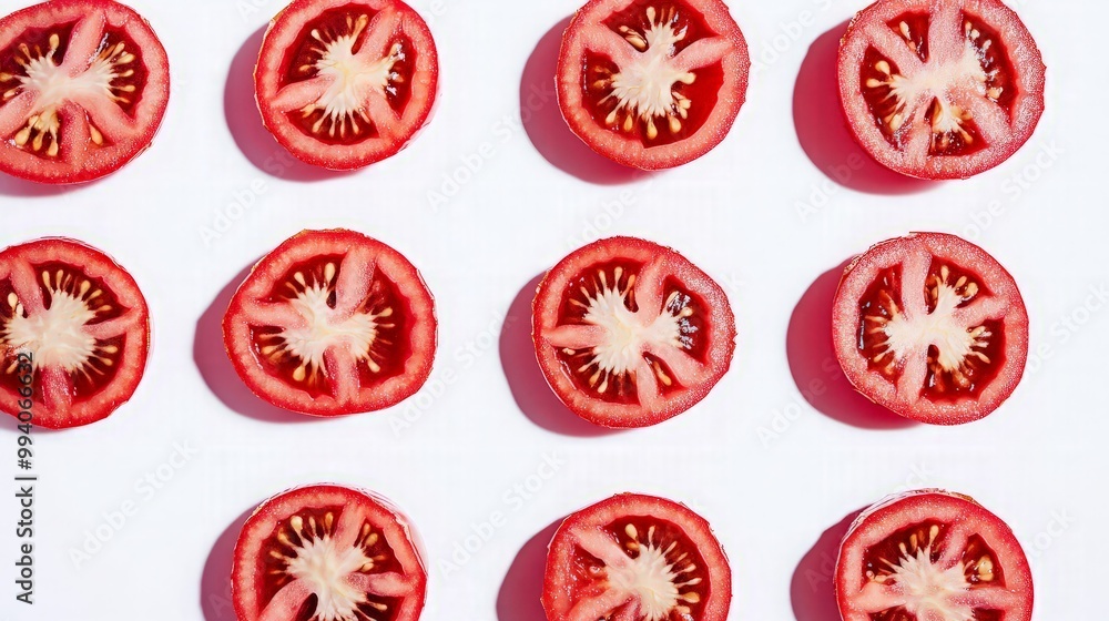 Red Sliced Tomatoes Red Sliced Tomatoes