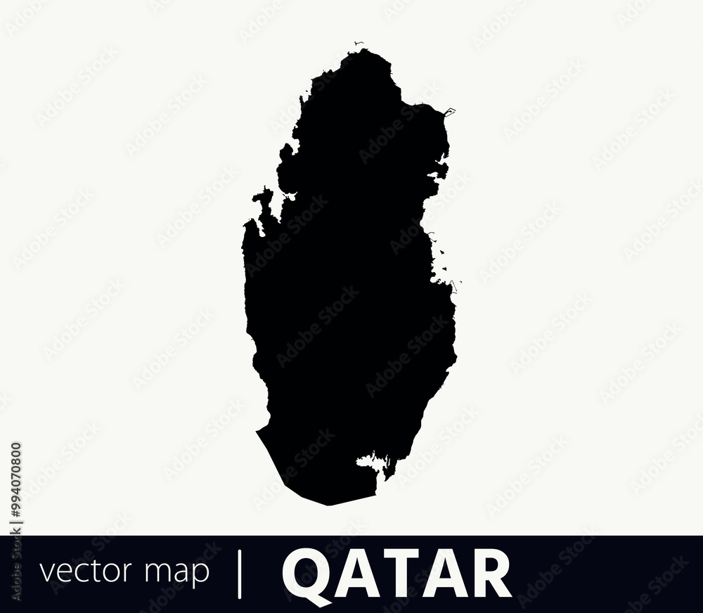 High Detailed Vector Map - Qatar High Detailed Vector Map - Qatar