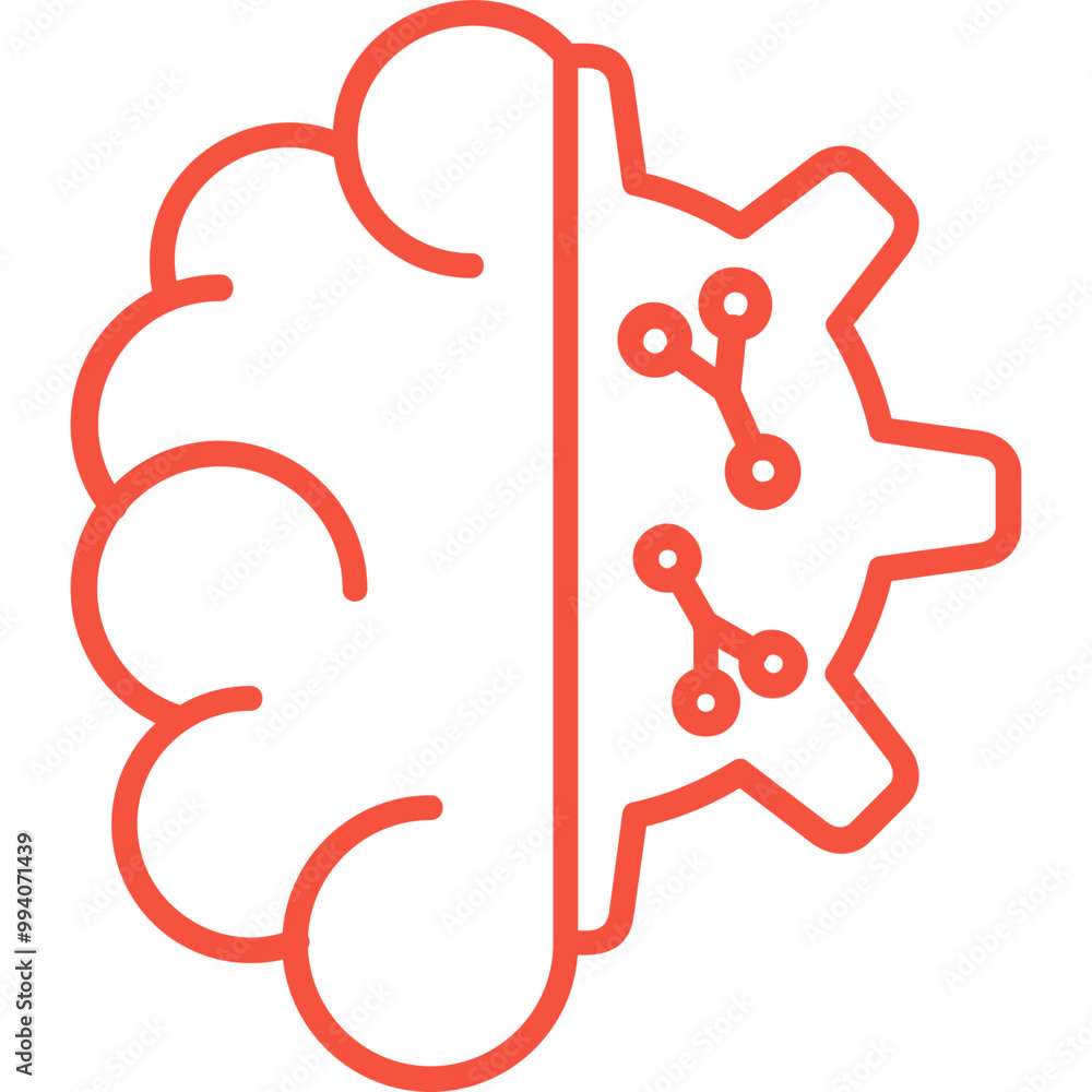 Machine Learning Vector Icon Design Machine Learning Vector Icon Design