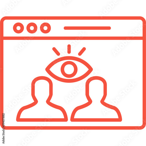 Visualization Vector Icon Design