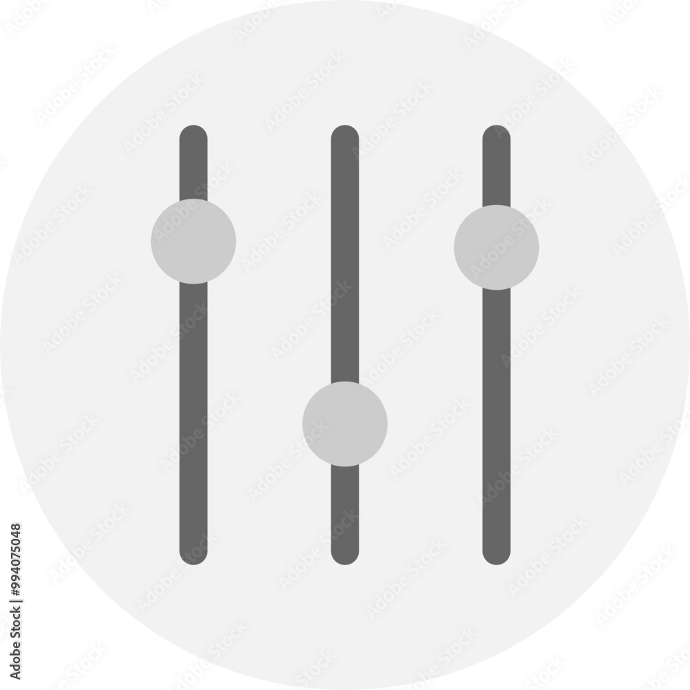 Sound control audio equalizer icon. Sound control audio equalizer icon.