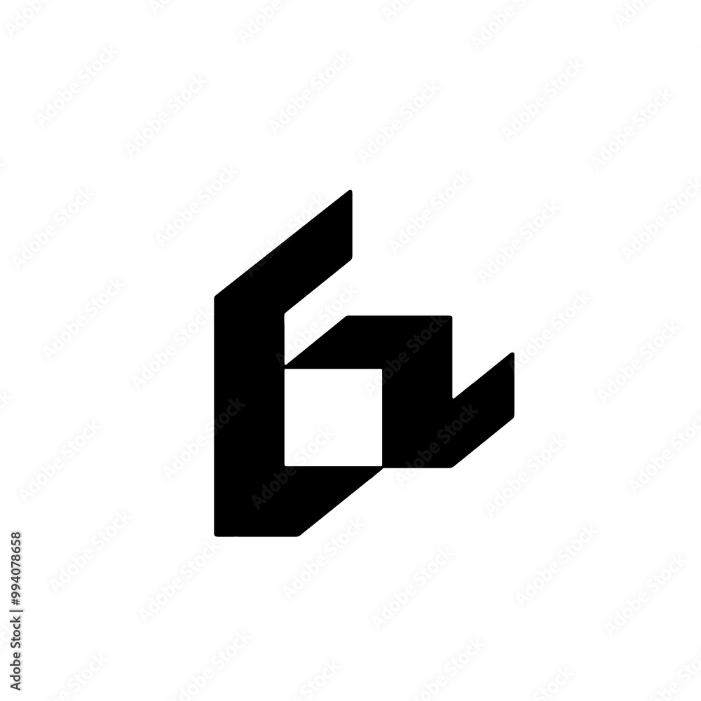 Geometric letter 'G' logo with bold angular design – perfect for modern branding and marketing Geometric letter 'G' logo with bold angular design – perfect for modern branding and marketing