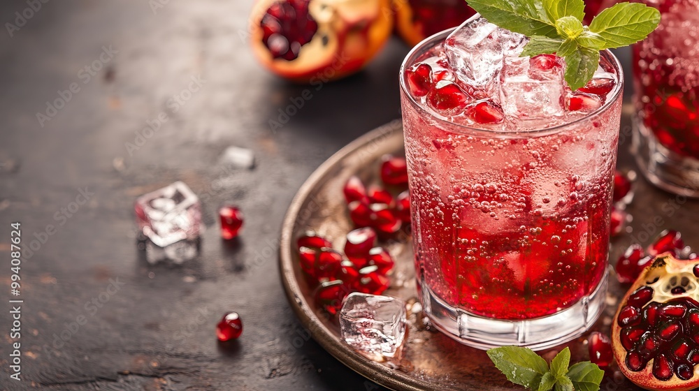 Refreshing Pomegranate Cocktail Refreshing Pomegranate Cocktail
