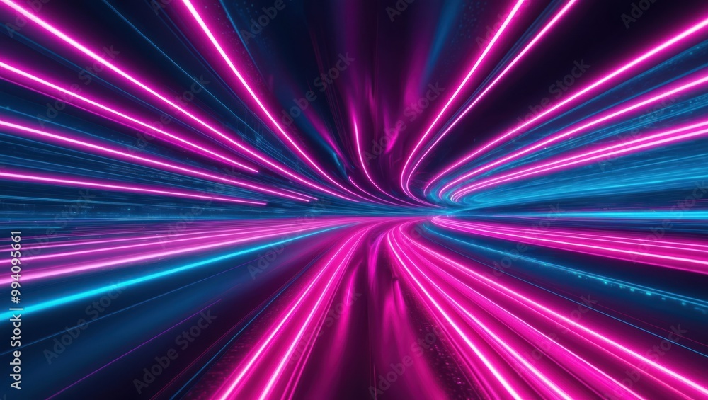 Vibrant neon lights swirl and pulse in an abstract tunnel, creating a dynamic, futuristic atmosphere filled with energy and motion. Vibrant neon lights swirl and pulse in an abstract tunnel, creating a dynamic, futuristic atmosphere filled with energy and motion.