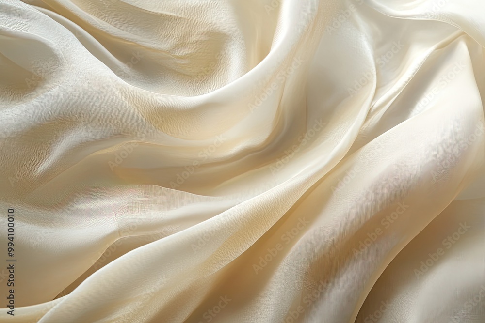 Rippling silk fabric texture in motion, with soft shadows and flowing curves Rippling silk fabric texture in motion, with soft shadows and flowing curves
