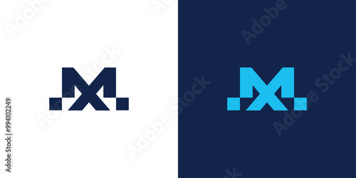 Modern and strong MX logo design Free Download Modern and strong MX logo design - GFXLoad