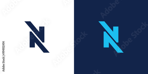 Modern and strong  N  logo design