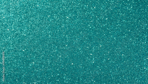 Turquoise Glitter Background. Wallpaper Texture.