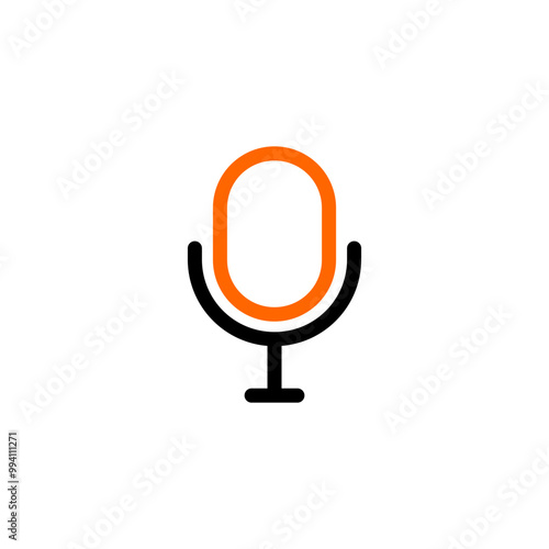 Mic icon. Audio icon. Microphone.