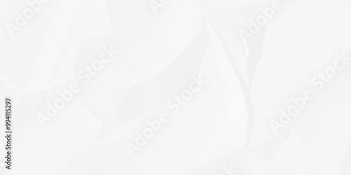 White crumpled paper texture background. Crumpled paper ball isolated on white with clipping path. panorama grunge wrinkly paper texture background, crumpled pattern texture. paper crumpled texture.