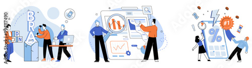 Brand vector illustration. Brand metaphor, poets muse, inspires narrative transcends tangible Creativity, alchemy, transforms ordinary elements into extraordinary essence brand Creative, spark