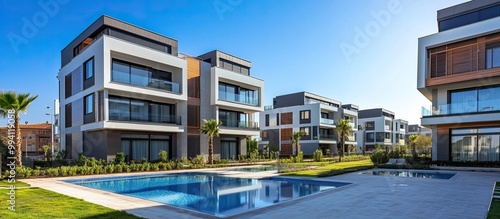 Modern Luxury Apartments with a Swimming Pool