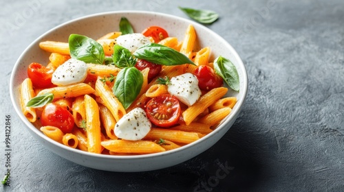 The Pasta with Fresh Basil