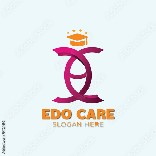 Corporate Minimal Modren Edo Care Vector Logo Template