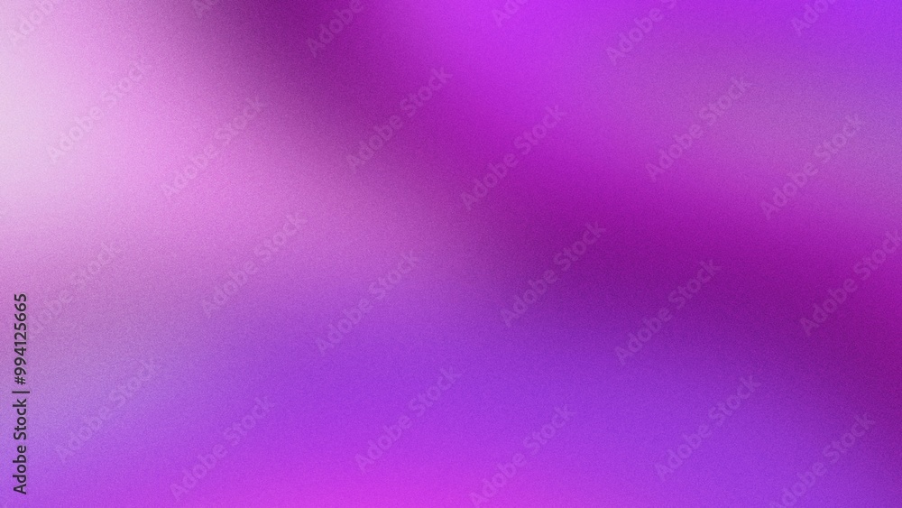 Fototapeta premium A gradient background in pink and purple with a grainy noise effect, adding texture and depth, ideal for abstract posters and backdrop designs.