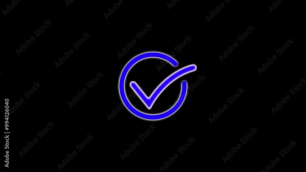 Tick Check mark icon animation Success correct approved animation in 4K Resolution. Tick Check mark icon animation Success correct approved animation in 4K Resolution.