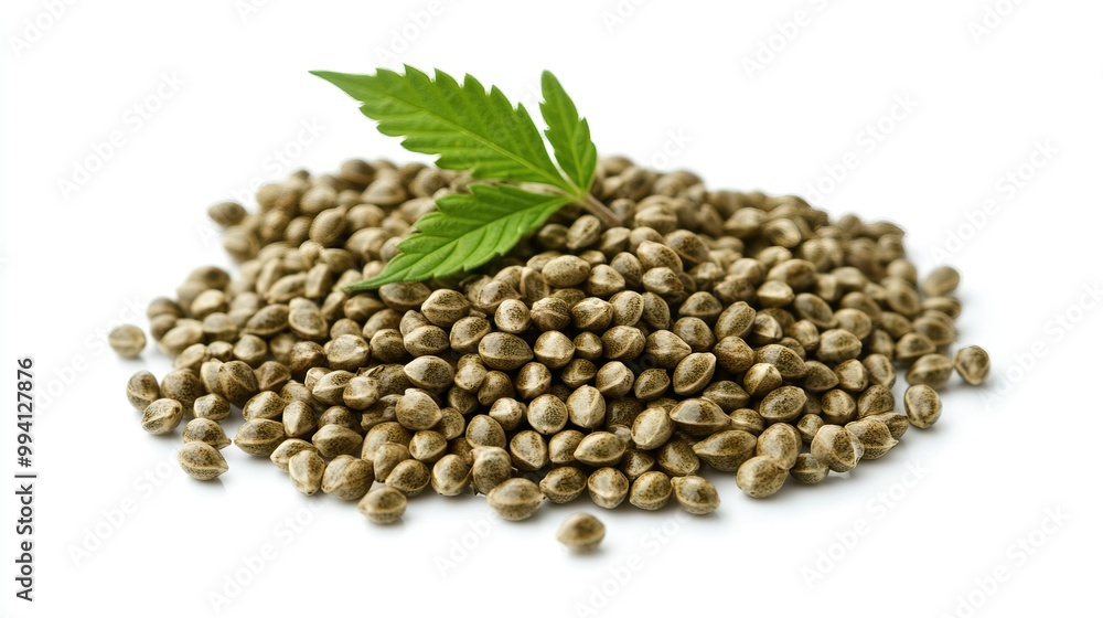 Hemp Seeds and Leaf Hemp Seeds and Leaf