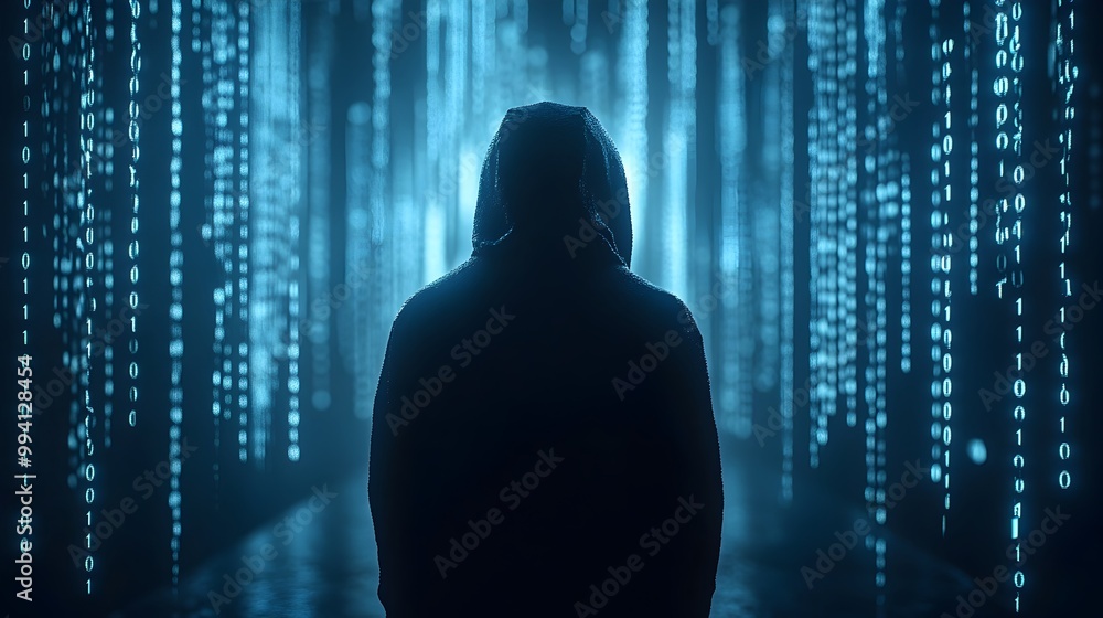 Mysterious Hacker Blends into Ominous Digital Landscape Mysterious Hacker Blends into Ominous Digital Landscape