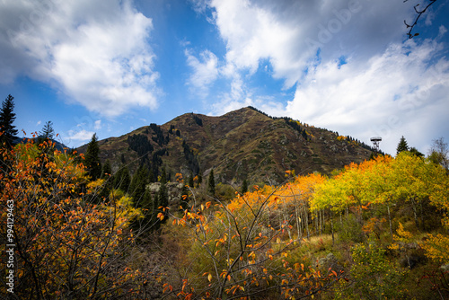 Lake in the mountains photo