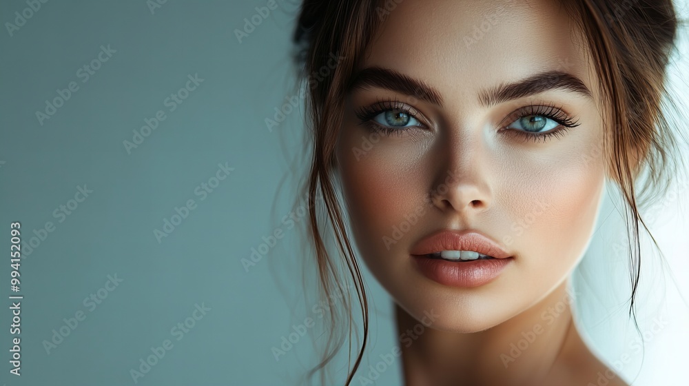 closeup portrait of a sensual model looking at camera, concept of beauty, skincare and cosmetics, 8k resolution with copy space closeup portrait of a sensual model looking at camera, concept of beauty, skincare and cosmetics, 8k resolution with copy space