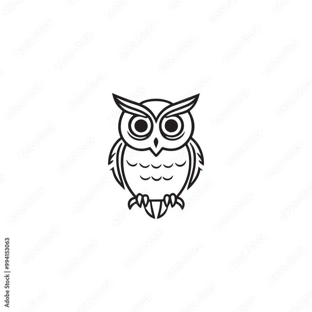 owl logo vector icon owl logo vector icon