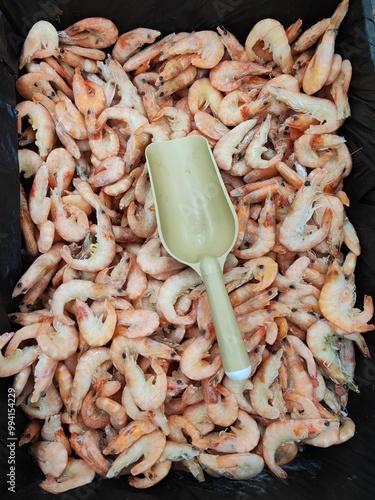 shrimp on the market