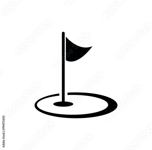 mini golf icon	
