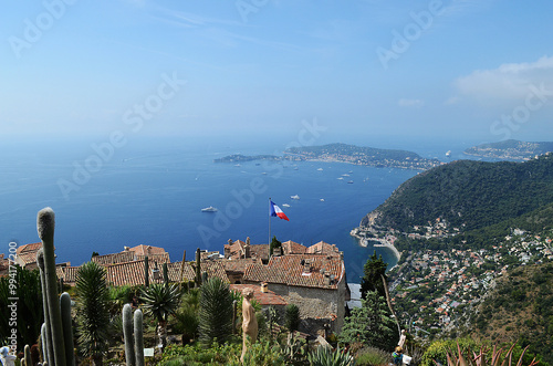 view from Èze village, south of france