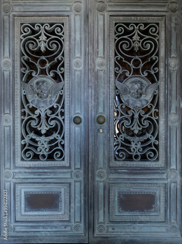 Architectural Detail Door and Wrought Iron