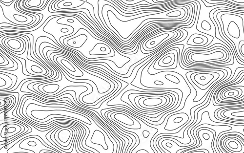 Topographic map background geographic line map with elevation assignments. 