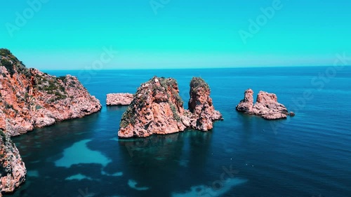 Beach at Scopello in Sicily, Italy photo