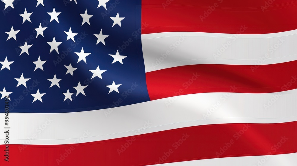 Minimalistic usa flag design - american banner with copy space - independence day background Minimalistic usa flag design - american banner with copy space - independence day background