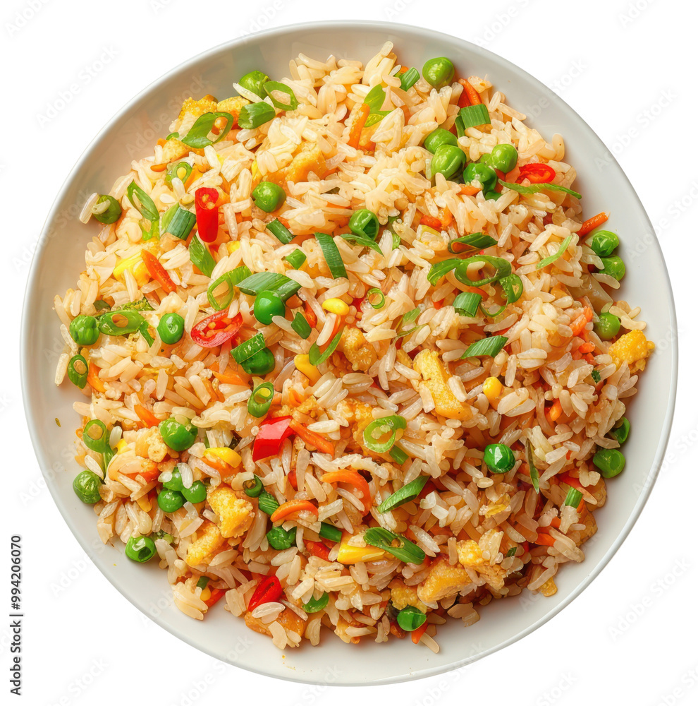 PNG Colorful vegetable fried rice PNG Colorful vegetable fried rice