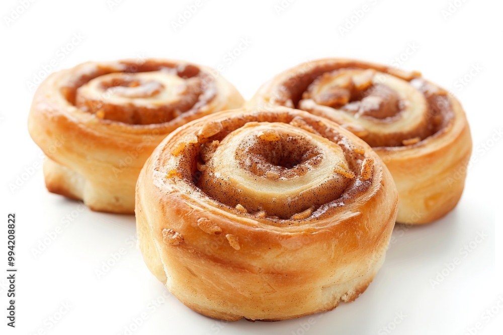 white cream cinnamon rolls isolated on white, cut-out, png, clipping path, MZ white cream cinnamon rolls isolated on white, cut-out, png, clipping path, MZ