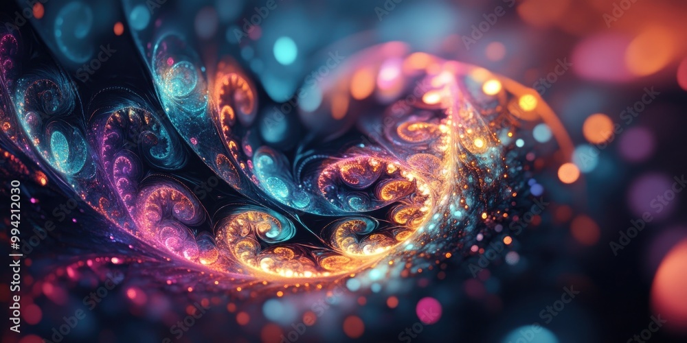 Abstract fractal illumination backdrop Abstract fractal illumination backdrop