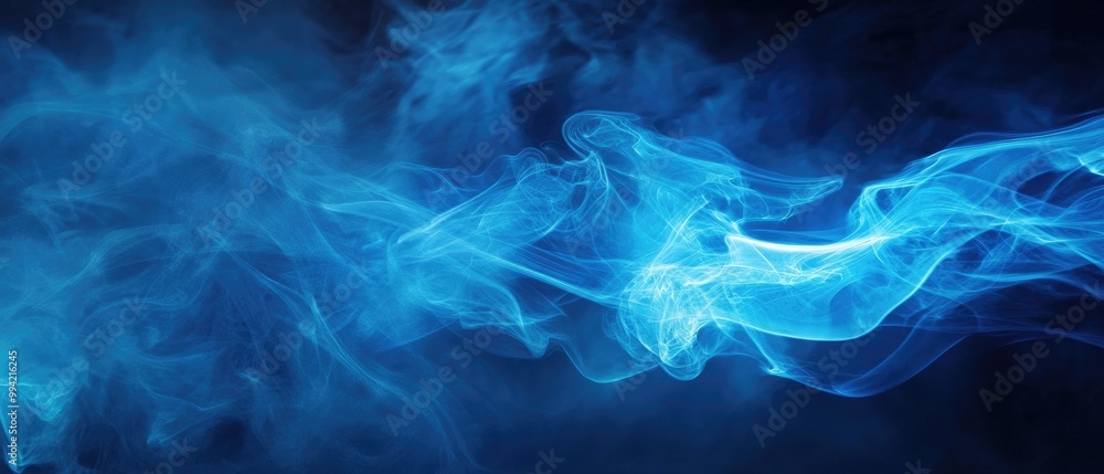 Abstract blue gradient smoke energy backdrop Abstract blue gradient smoke energy backdrop