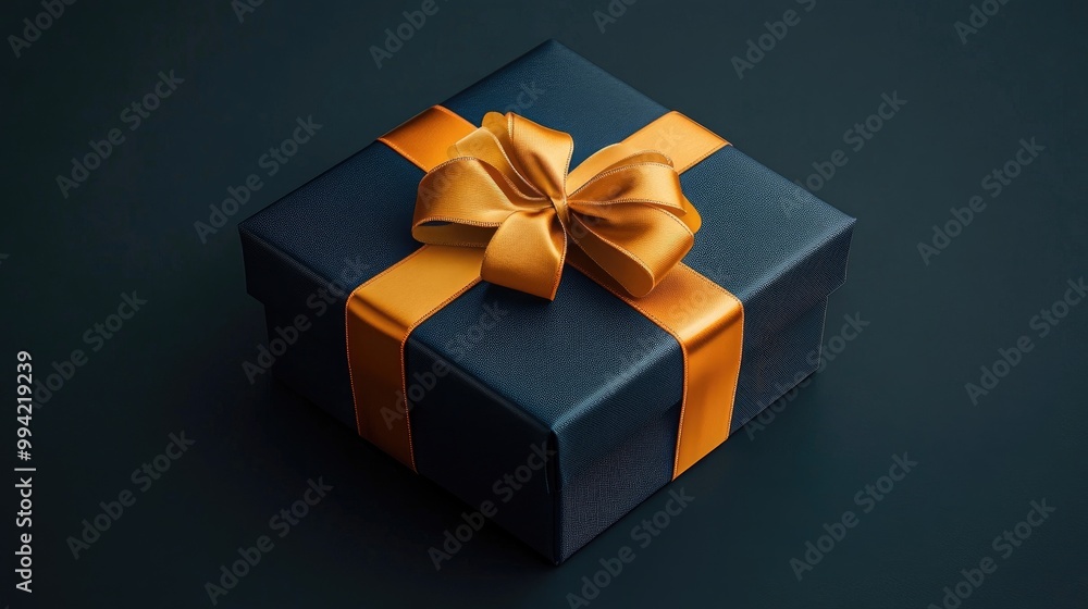 Virtual gift box with ribbon for digital shopping Virtual gift box with ribbon for digital shopping