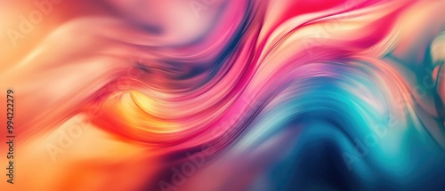 Multicolored abstract blur background featuring a dynamic texture and decorative elements ideal for postcard designs or presentations