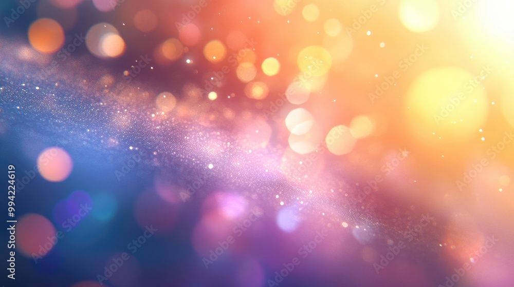 Bright soft flare with a blurred bokeh background in an abstract style Bright soft flare with a blurred bokeh background in an abstract style